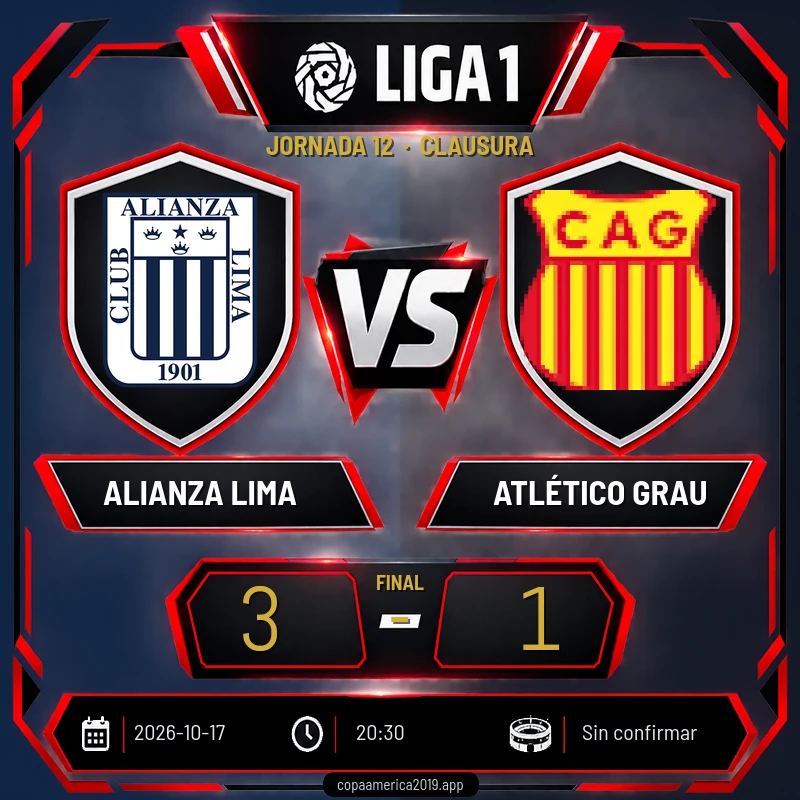 Alianza Lima vs Atlético Grau