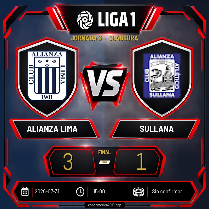 Alianza Lima vs Sullana
