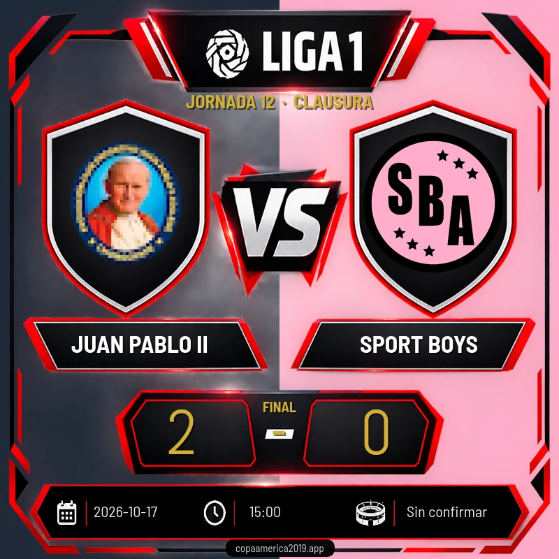Juan Pablo II vs Sport Boys