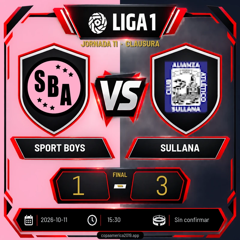 Sport Boys vs Sullana