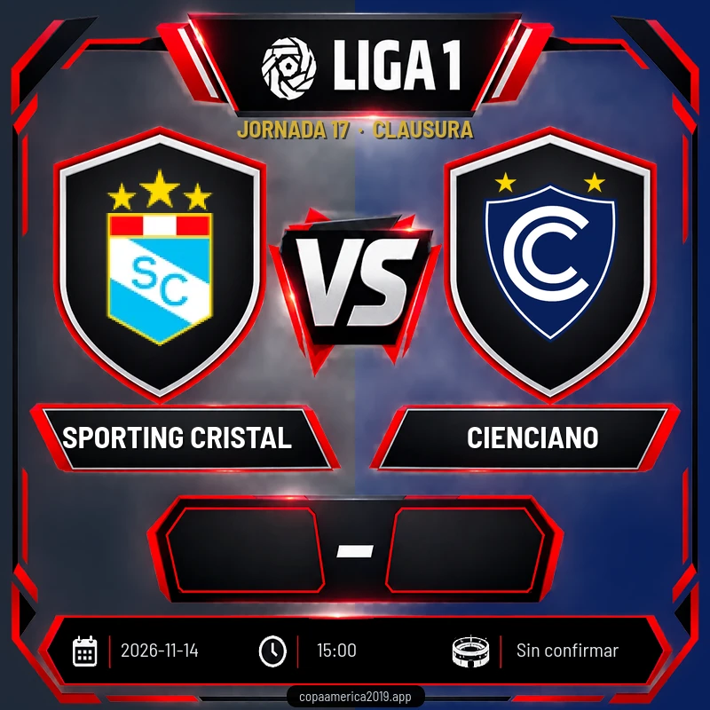 Sporting Cristal vs Cienciano