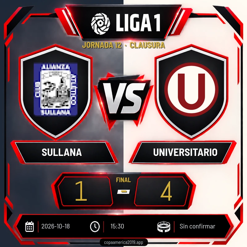 Sullana vs Universitario