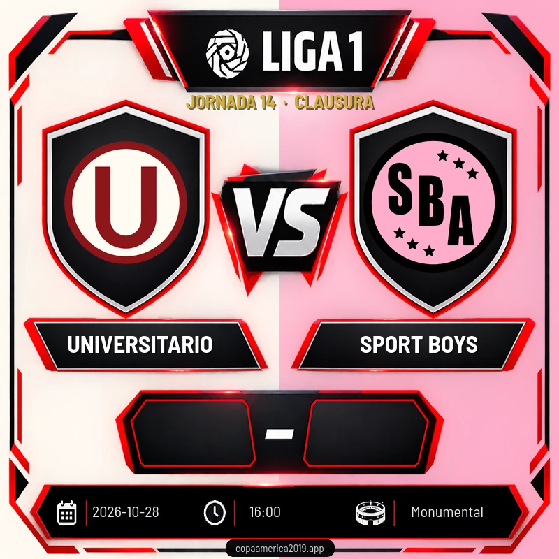 Universitario vs Sport Boys